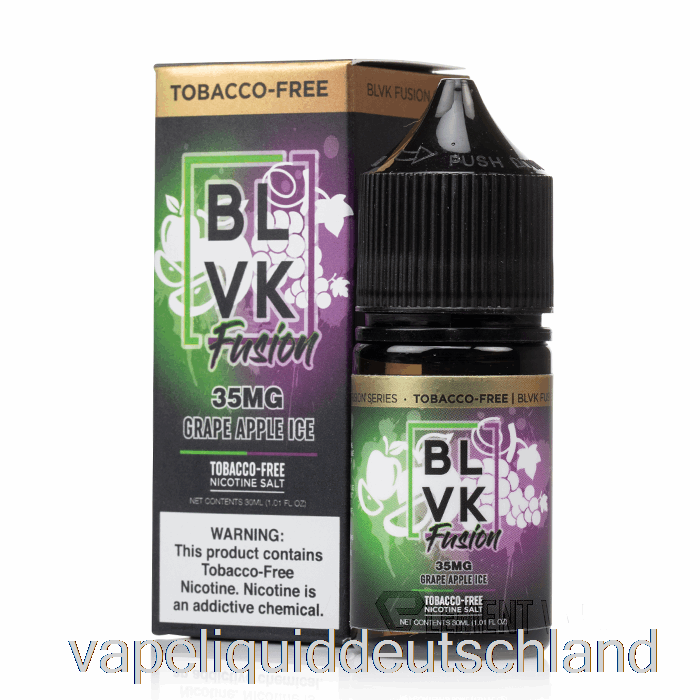 Trauben-Apfel-Eis – Blvk Fusion – 30 Ml, 50 Mg Vape-Flüssigkeit